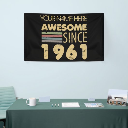 Geweldige 1961 60e verjaardag Spandoek (Beurs)