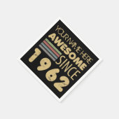  Geweldige 1962 60e verjaardag Servet (Hoek)