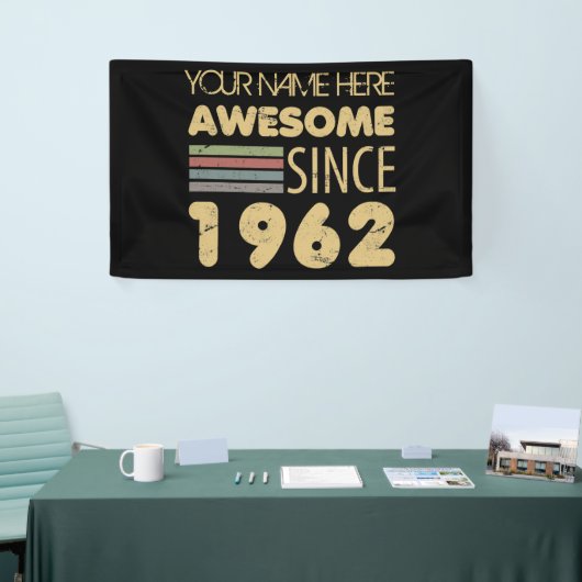  Geweldige 1962 60e verjaardag Spandoek (Beurs)