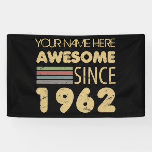  Geweldige 1962 60e verjaardag Spandoek