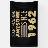  Geweldige 1962 60e verjaardag Spandoek (Verticaal)