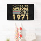 Geweldige 1971 50e verjaardag Spandoek (Insitu)