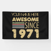 Geweldige 1971 50e verjaardag Spandoek (Horizontaal)