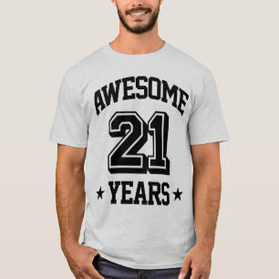 Geweldige 21 jaar t-shirt