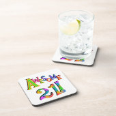 Geweldige 21 T-shirts en cadeautjes op zaterdag Drankjes Onderzetter (Rechterzijde)