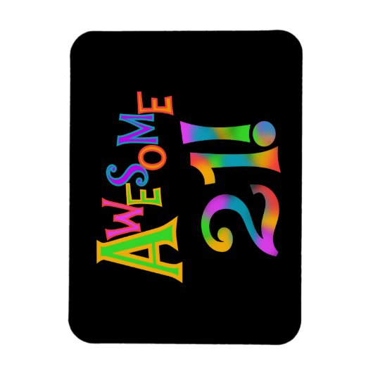 Geweldige 21 T-shirts en cadeautjes op zaterdag Magneet (Verticaal)