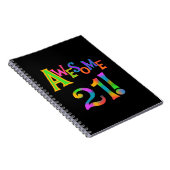 Geweldige 21 T-shirts en cadeautjes op zaterdag Notitieboek (Rechterzijde)