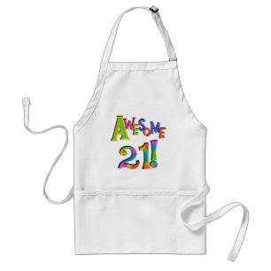 Geweldige 21 T-shirts en cadeautjes op zaterdag Standaard Schort