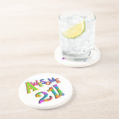 Geweldige 21 T-shirts en cadeautjes op zaterdag Zandsteen Onderzetter (Zijkant)