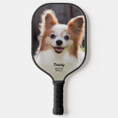 Geweldige 2 Grote foto's Uw aangepaste tekst Pickleball Paddle (Achterkant)