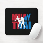 Geweldige 2 Muay Thai Vechtersontwerp Kickboxer Mm Muismat (Met muis)