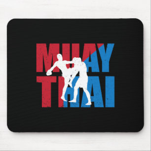 Geweldige 2 Muay Thai Vechtersontwerp Kickboxer Mm Muismat