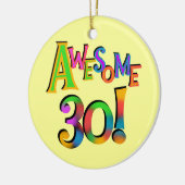 Geweldige 30 T-shirts en cadeautjes op zaterdag Keramisch Ornament (Links)