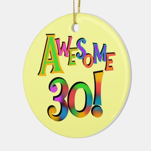 Geweldige 30 T-shirts en cadeautjes op zaterdag Keramisch Ornament (Links)