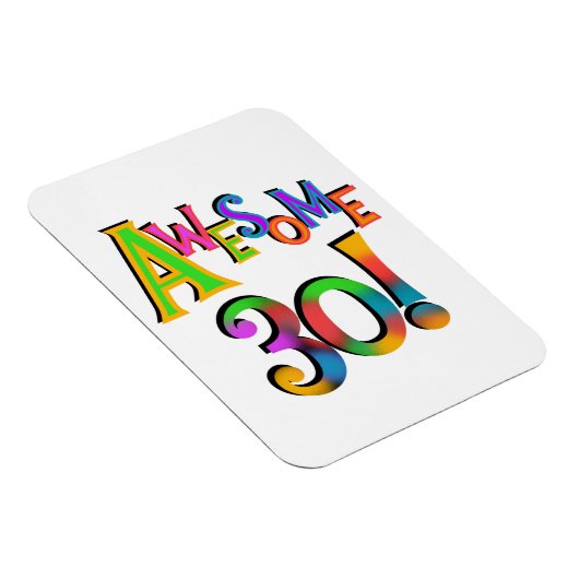 Geweldige 30 T-shirts en cadeautjes op zaterdag Magneet (Rechterzijde)