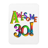 Geweldige 30 T-shirts en cadeautjes op zaterdag Magneet (Verticaal)