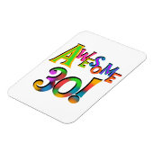 Geweldige 30 T-shirts en cadeautjes op zaterdag Magneet (Linkerzijde)