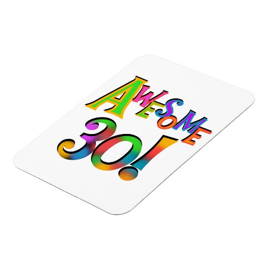 Geweldige 30 T-shirts en cadeautjes op zaterdag Magneet (Linkerzijde)