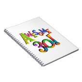 Geweldige 30 T-shirts en cadeautjes op zaterdag Notitieboek (Rechterzijde)