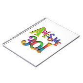 Geweldige 30 T-shirts en cadeautjes op zaterdag Notitieboek (Linkerzijde)