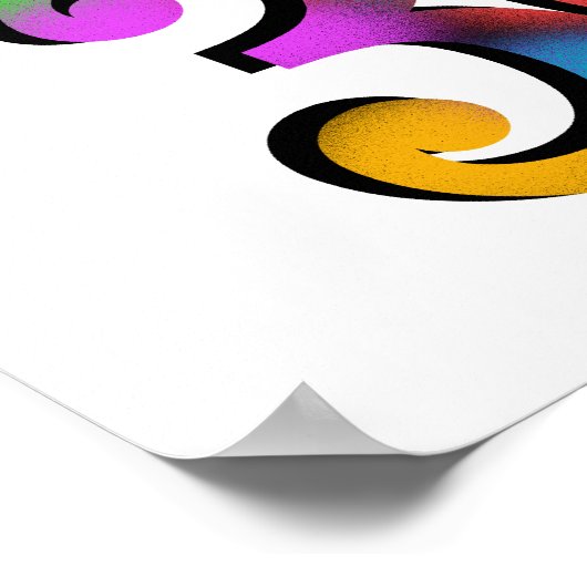 Geweldige 30 T-shirts en cadeautjes op zaterdag Poster (Hoek)