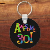 Geweldige 30 T-shirts en cadeautjes op zaterdag Sleutelhanger (Voorkant)