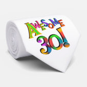 Geweldige 30 T-shirts en cadeautjes op zaterdag Stropdas (Opgerold)