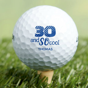 Geweldige 30e verjaardag golfballen 30 jaar feest