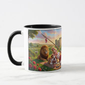 Geweldige 3D Engelse Themakoffie Mok (Links)
