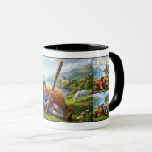 Geweldige 3D Schotland Nessie Mok (Voorkant rechts)
