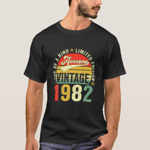 Geweldige 40 jaar oud 1982 40e verjaardag T-shirt