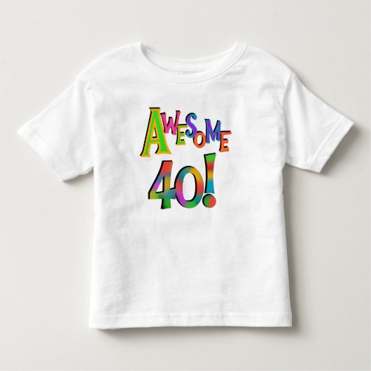 Geweldige 40 T-shirts en cadeautjes op zaterdag (Voorkant)