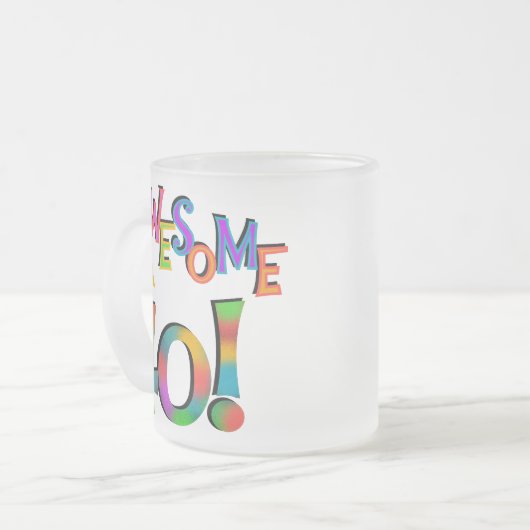 Geweldige 40 T-shirts en cadeautjes op zaterdag Matglas Koffiemok (Voorkant links)