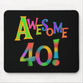 Geweldige 40 T-shirts en cadeautjes op zaterdag Muismat (Voorkant)