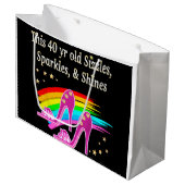 GEWELDIGE 40E SCHOENENLIEFHEBBER LARGE CADEAUTASJE (Voorkant Gekanteld)