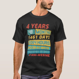 Geweldige 4 jaar oude  versie 4e kwartaal t-shirt
