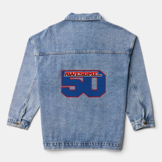 geweldige 50 denim jacket (Achterkant)