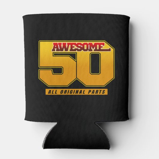 Geweldige 50 jaar Jubileum Blikjeskoeler (Achterkant)