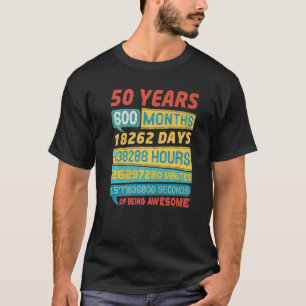 Geweldige 50 jaar oud 50ste verjaardag t-shirt