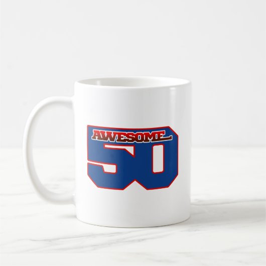 geweldige 50 koffiemok (Links)