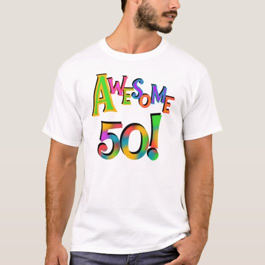 Geweldige 50 T-shirts en cadeautjes op zaterdag (Voorkant)