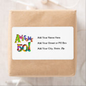 Geweldige 50 T-shirts en cadeautjes op zaterdag Etiket (Insitu)