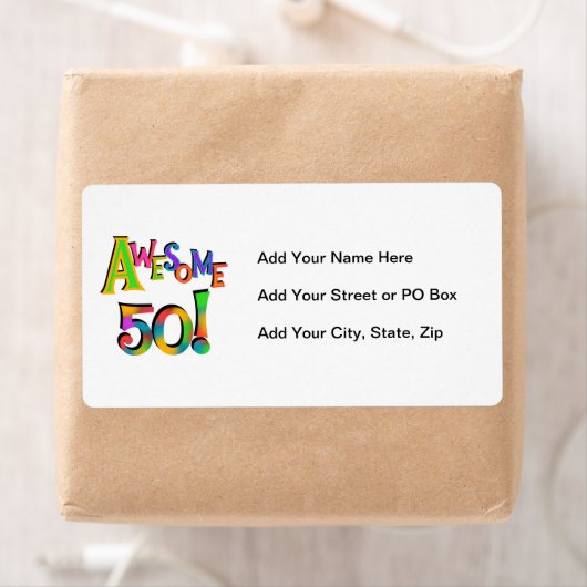 Geweldige 50 T-shirts en cadeautjes op zaterdag Etiket (Insitu)