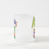 Geweldige 50 T-shirts en cadeautjes op zaterdag Matglas Koffiemok (Center)