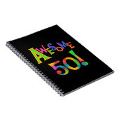 Geweldige 50 T-shirts en cadeautjes op zaterdag Notitieboek (Rechterzijde)