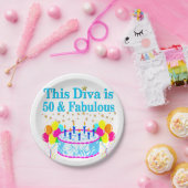 GEWELDIGE 50E PAPIEREN BORDJE (Feest)