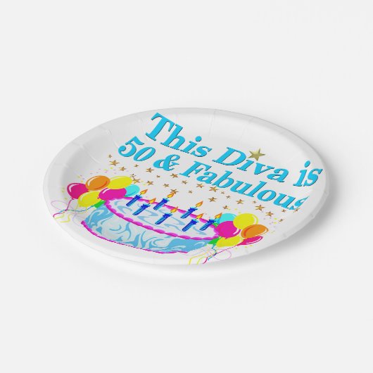 GEWELDIGE 50E PAPIEREN BORDJE (Gekanteld)