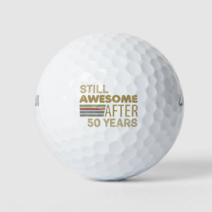 Geweldige 50e verjaardag golfballen
