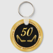 Geweldige 50th Birthday Party Favors for her Sleutelhanger (Achterkant)