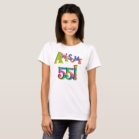 Geweldige 55 T-shirts en cadeautjes (Voorkant volledig)